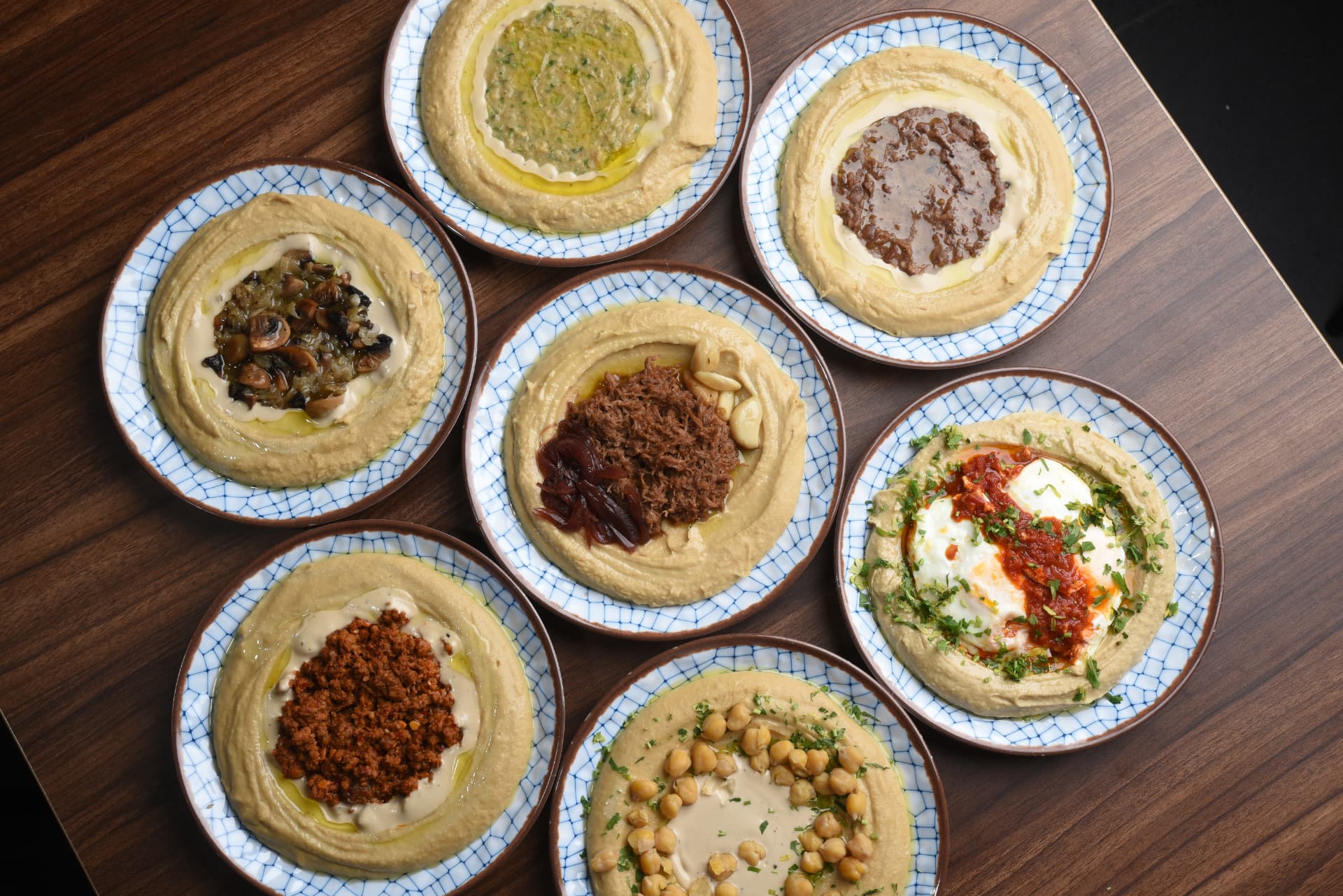 תפריט חומוס